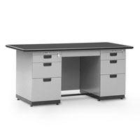 DP-402 DOUBLE PEDESTAL DESK