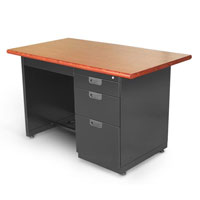 SP-401TW-SINGLE PEDESTAL DESK